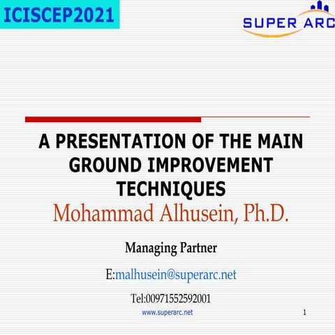 Soil improvement techniques
