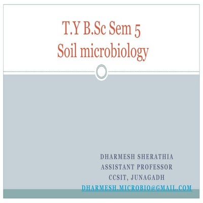 Soil microbiology 