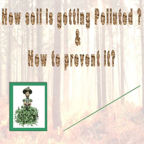 Soil Pollution