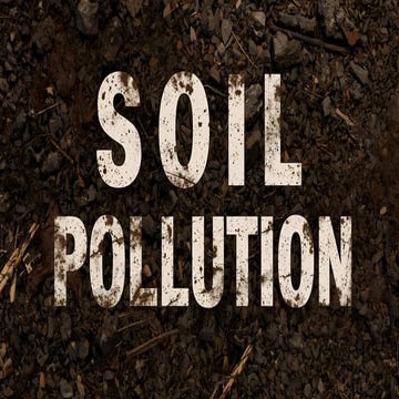 Soil pollutionof environment detailed version | PDF