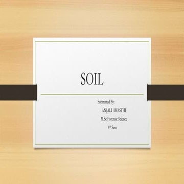 Soil ppt