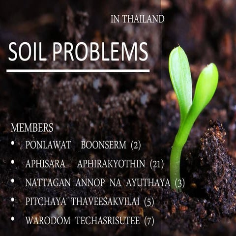 Soil problems