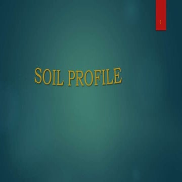 Soil profile