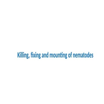 soil samples killing and fixing.pptx ent | PPTX