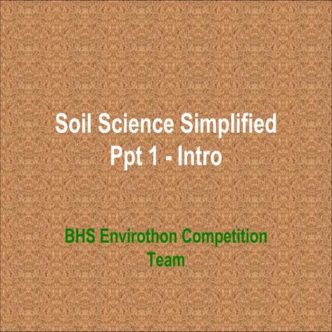 Soil Science Simplified.ppt #soil science #fundamentals of sail