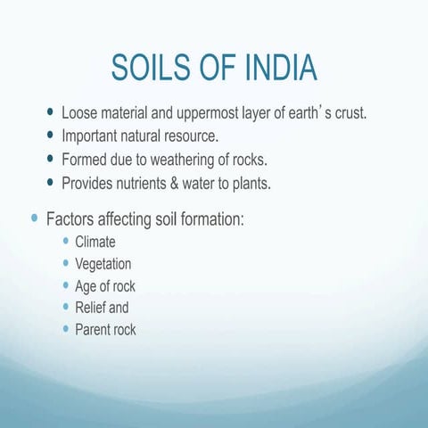 Soils of India