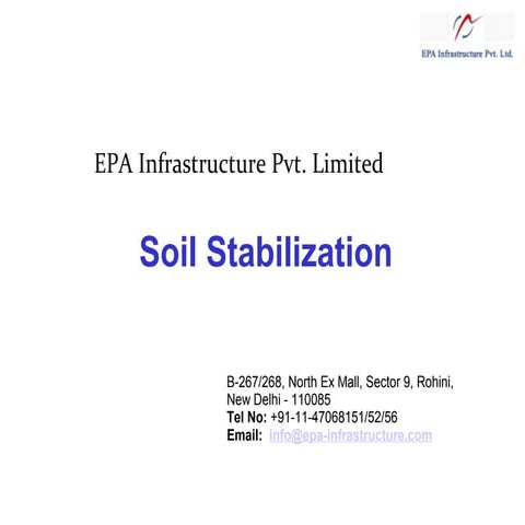 Soil Stabilization