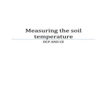 Soil temperature sample lab  1