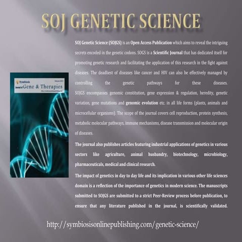 SOJ Genetic Science