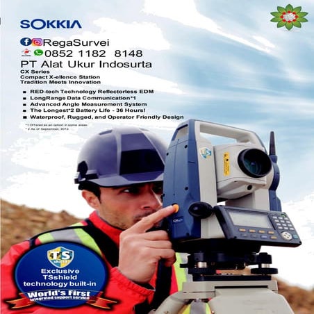 Brosur Total Station Sokkia Cx series