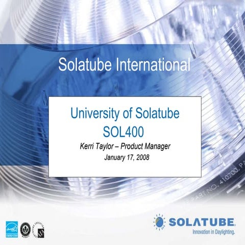 Solatube Presentation