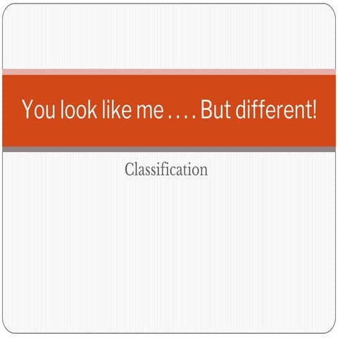 Classification | PPT