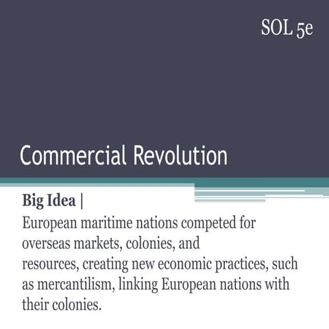 SOL 5e _ Commerical Revolution