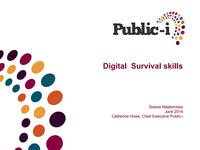Solace digital leadership Masterclass (June 2014)