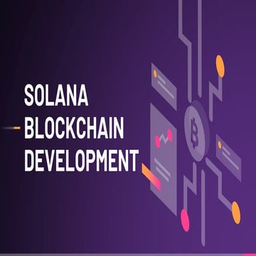 Solana blockchain development