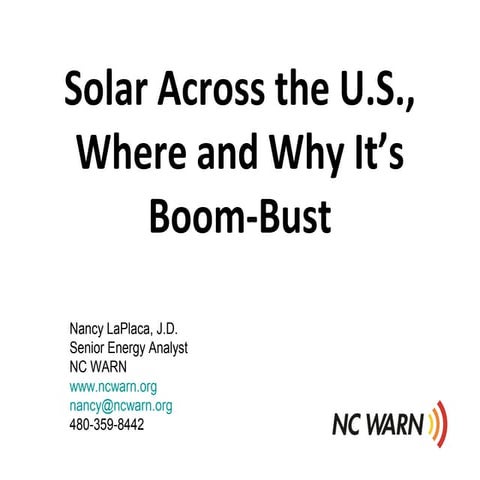 Solar Across the U.S. - From AZ to NC