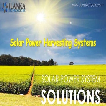 Benefits of Solar Energy - Sri Lanka