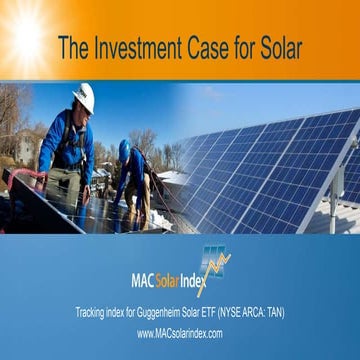 First Solar Presentation | PPTX