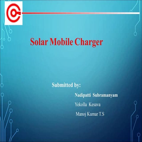 SOLAR-MOBILE-CHARGER- 123.ppt