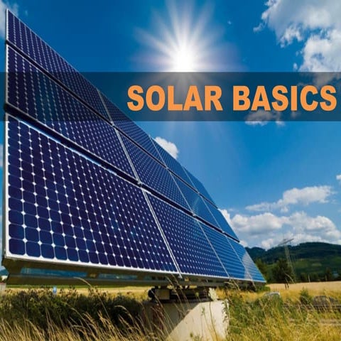 Solar Basics Core (System Design & Technology)