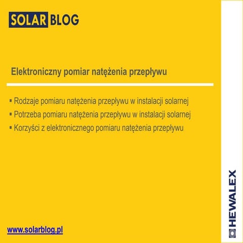 Elektroniczny pomiar natężenia przepływu