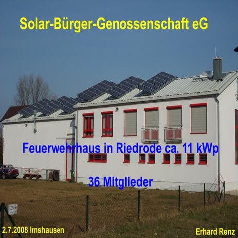 Solar bürger genossenschaft