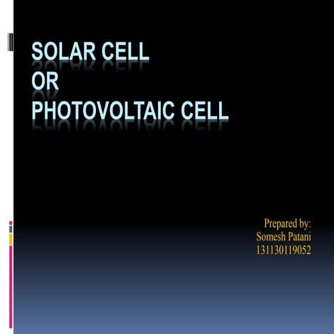 Solar cell
