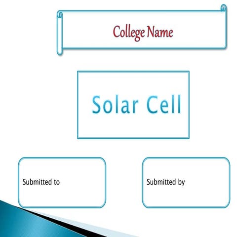 Solar cell