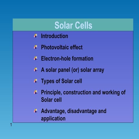 Solar Cells NJBXJKSANBJXNXJNxknXJKXKNjknx.ppt
