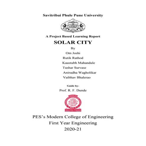 Solar city report
