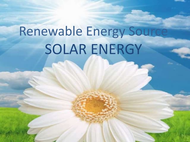 Solar Energy