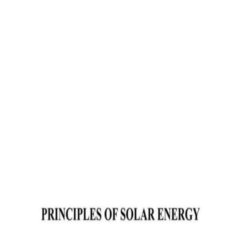 Solar Energy Pptx Solar Energy Pptx