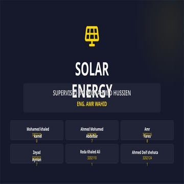 Mathematical modeling and simulation of solar panel | PPTX