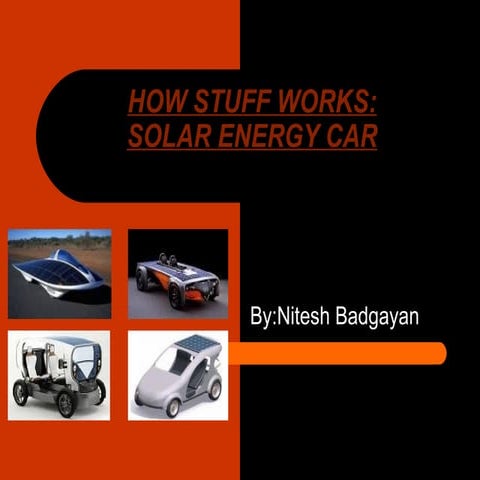 Solar energy car.ppt