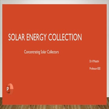 Solar Energy Collection focused sep 3.ppt