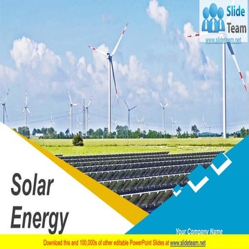 Solar Energy Introduction PowerPoint Presentation Slides 