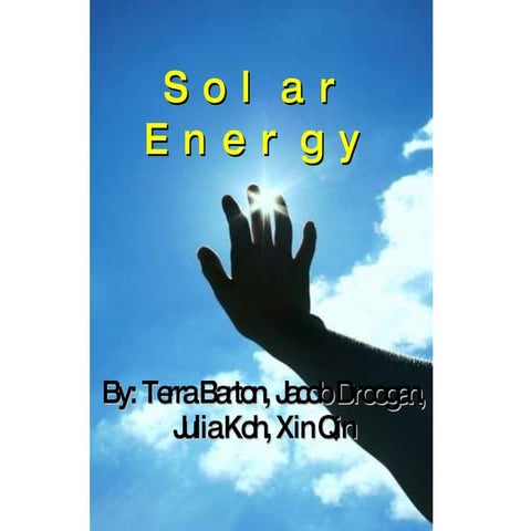 Solar Energy Presentation