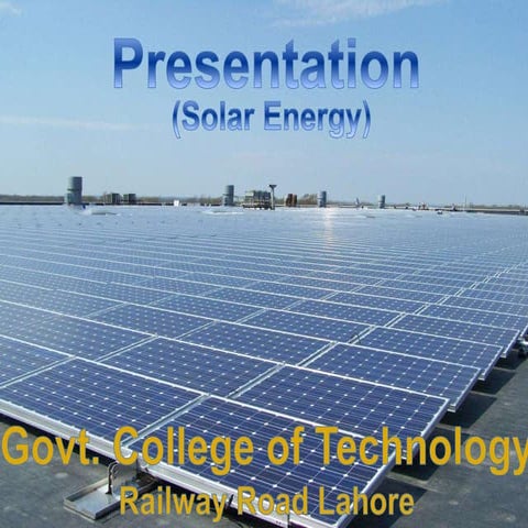 Solar Energy
