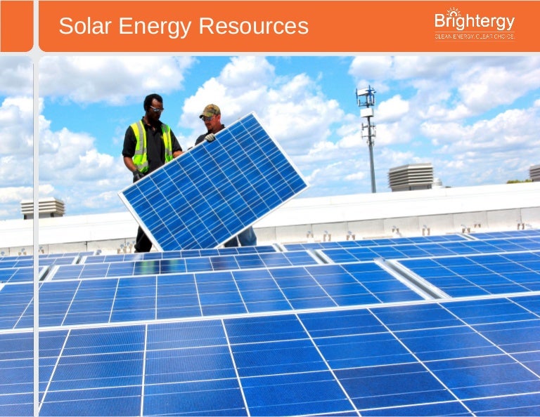 Solar Resources Where To Find Solar Energy Information And Facts