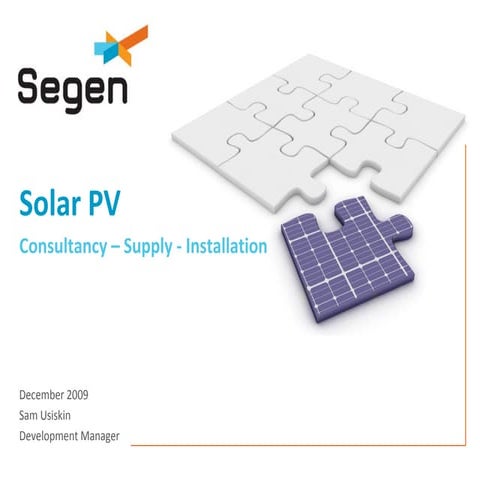 Solar PV for farmers - Sam Usiskin (Segen)