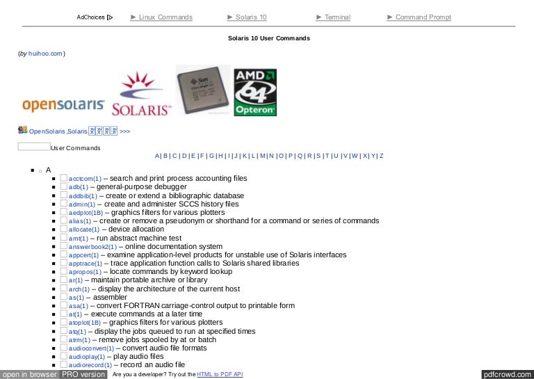 solaris 10 workshop solaris 10 user commands rmormat