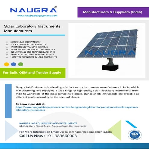 Solar Laboratory Instruments Manufacturers.pdf