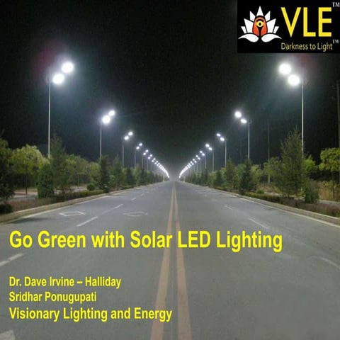 Solar led street lighting by vle