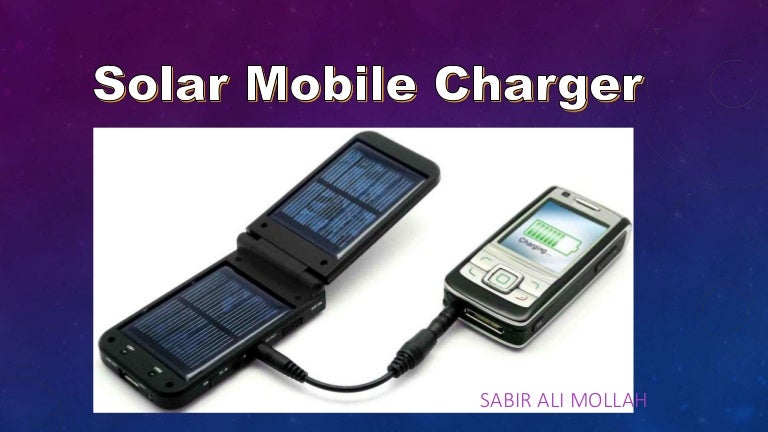 wireless solar mobile charger ppt download