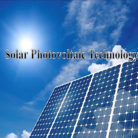 Solar Photovoltaic Technology