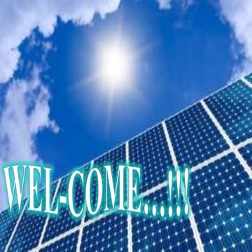 Solar photovoltaic technology