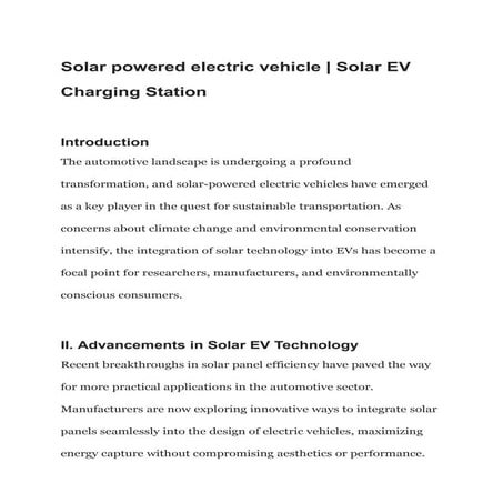 Solar powered electric vehicle _|Solar EV Charging Station.pdf