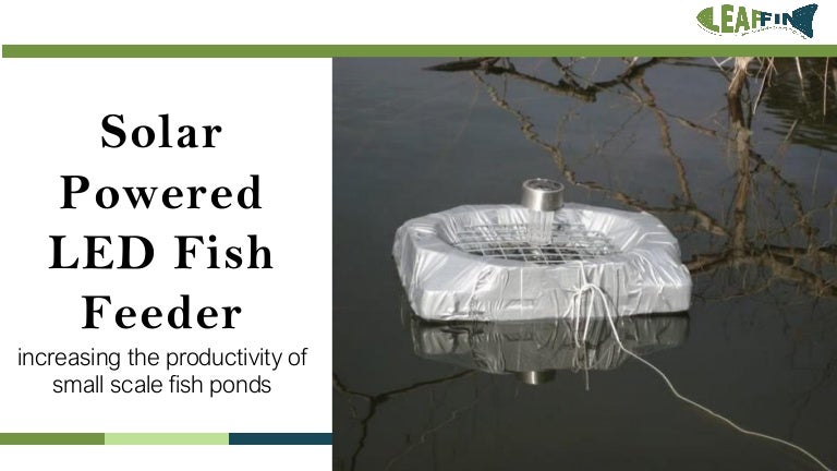 Diy Solar Powered Led Fish Feeder