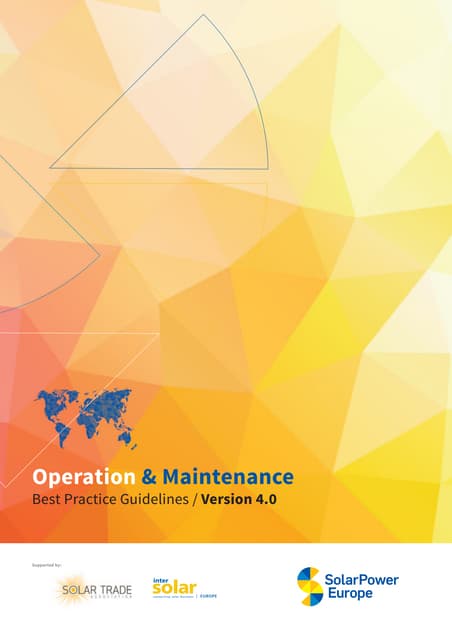 Optimizing Operation & Maintenance Practices for Solar Power Plant | PPT