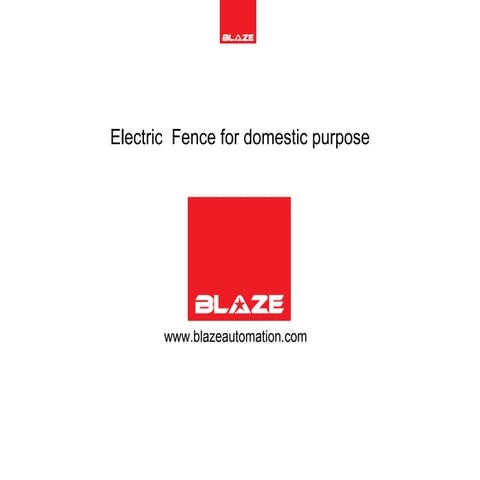 Solar Power Fencing solutions from Blaze Automation